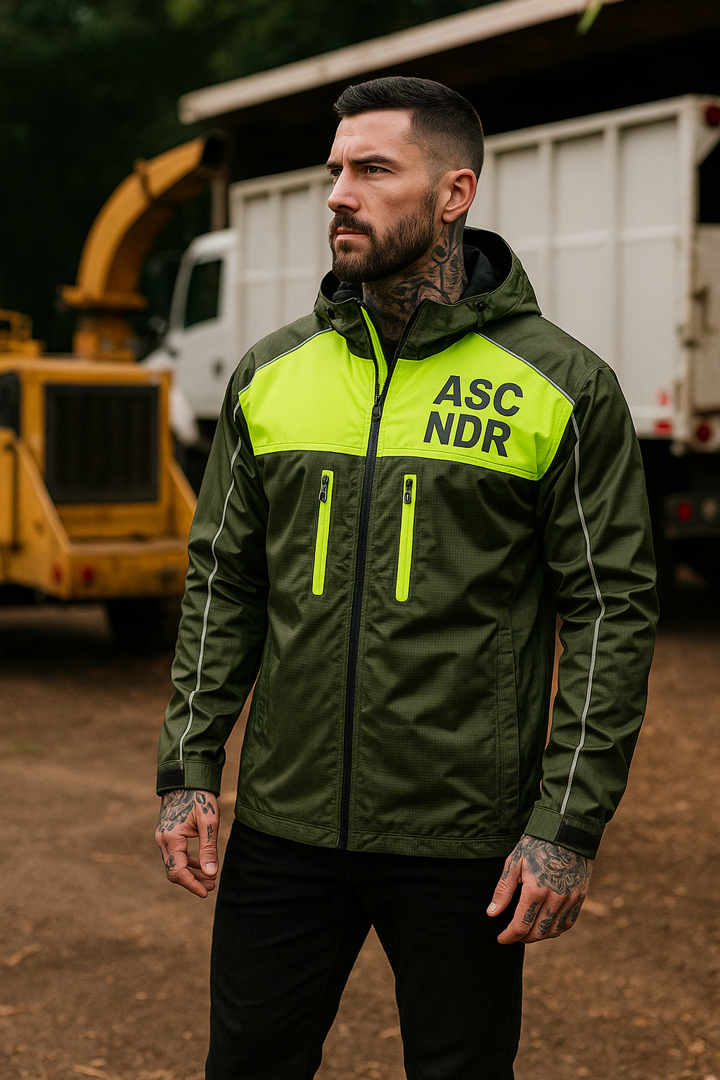 CRWN Hi Viz Workshell Jacket
